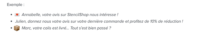 Choisir l'objet de mail marketing