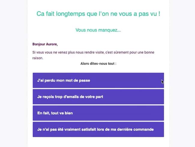 qualifiez votre base des clients inactifs