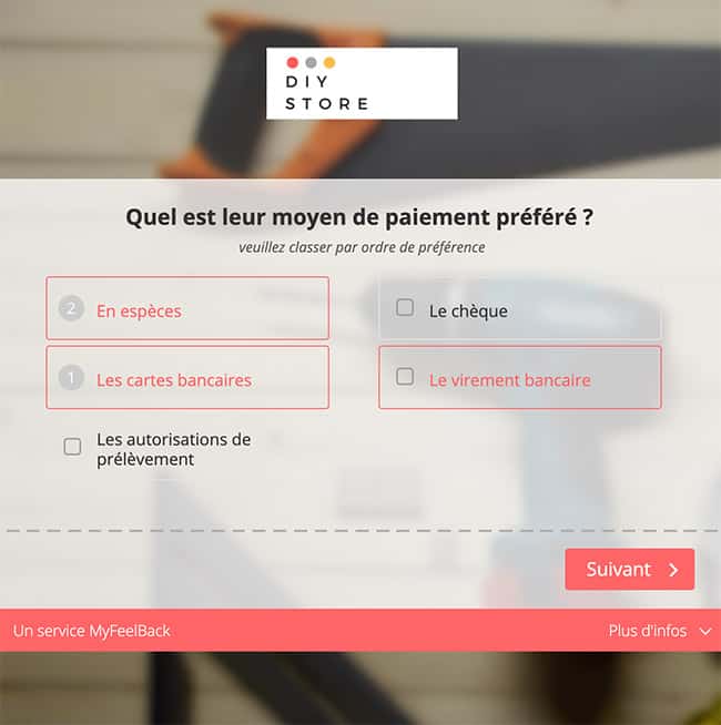 Quel est votre mode de paiement préféré 