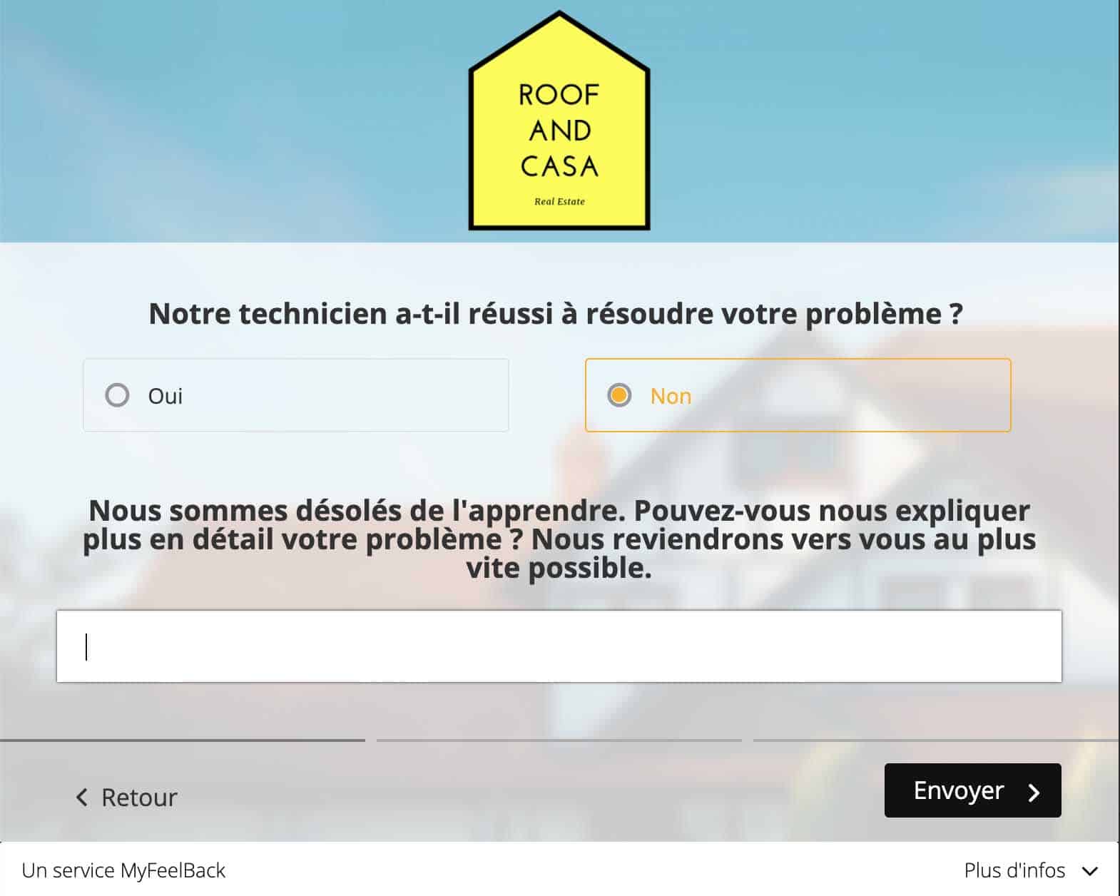 Questionnaire sur l'insatisfaction client