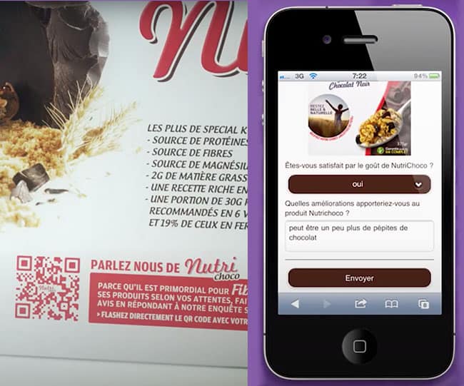 Questionnaire par QR code