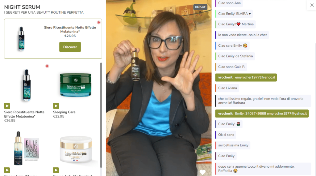 Yves Rocher Live Shopping